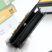 Gucci Horsebit 1955 Card Case Wallet Canvas Black ‎621887 11x8.5x3cm - 6