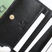 Gucci Horsebit 1955 Card Case Wallet Canvas Black ‎621887 11x8.5x3cm - 2