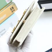 Gucci Horsebit 1955 Card Case Wallet Canvas White ‎621887 11x8.5x3cm - 6
