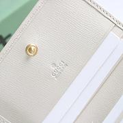 Gucci Horsebit 1955 Card Case Wallet Leather White ‎621887 11x8.5x3cm - 3