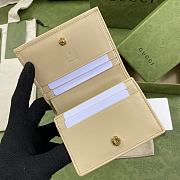 Gucci Horsebit 1955 Card Case Wallet Leather Cream ‎621887 11x8.5x3cm - 6