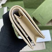 Gucci Horsebit 1955 Card Case Wallet Leather Cream ‎621887 11x8.5x3cm - 5