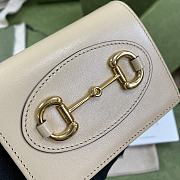 Gucci Horsebit 1955 Card Case Wallet Leather Cream ‎621887 11x8.5x3cm - 3