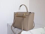 Celine Micro Belt Bag Grained Leather Light Taupe 189153 24×20×14cm - 2