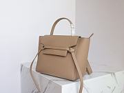 Celine Micro Belt Bag Grained Leather Beige 189153 24×20×14cm - 5