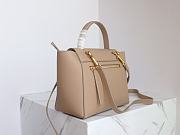 Celine Micro Belt Bag Grained Leather Beige 189153 24×20×14cm - 2