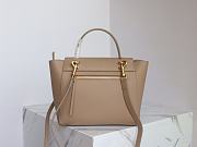 Celine Micro Belt Bag Grained Leather Beige 189153 24×20×14cm - 3
