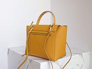 Celine Micro Belt Bag Grained Leather Calendula 189153 24×20×14cm - 6