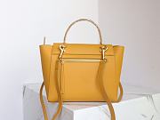 Celine Micro Belt Bag Grained Leather Calendula 189153 24×20×14cm - 3