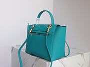 Celine Micro Belt Bag Grained Leather Prussian Blue 189153 24×20×14cm - 6