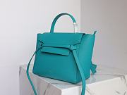 Celine Micro Belt Bag Grained Leather Prussian Blue 189153 24×20×14cm - 3