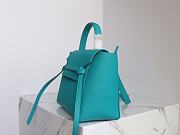 Celine Micro Belt Bag Grained Leather Prussian Blue 189153 24×20×14cm - 2
