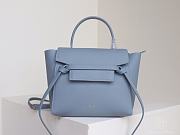 Celine Nano Belt Bag Grained Leather Sky Blue 189003 20×20×14cm - 1