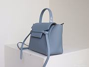 Celine Nano Belt Bag Grained Leather Sky Blue 189003 20×20×14cm - 2