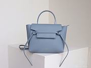 Celine Nano Belt Bag Grained Leather Sky Blue 189003 20×20×14cm - 4