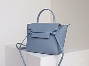 Celine Nano Belt Bag Grained Leather Sky Blue 189003 20×20×14cm - 6