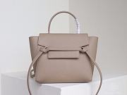 Celine Nano Belt Bag Grained Leather Beige 189003 20×20×14cm - 1