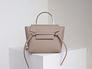 Celine Nano Belt Bag Grained Leather Beige 189003 20×20×14cm - 2