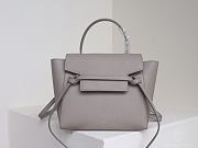 Celine Nano Belt Bag Grained Leather Light Taupe 189003 20×20×14cm - 1