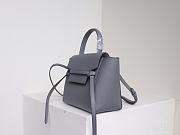 Celine Nano Belt Bag Grained Leather Gray 189003 20×20×14cm - 6