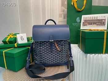 Goyard Alpin MM Backpack Navy ALPIN2MMLTY01 39x15.5x32cm