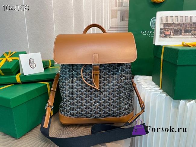 Goyard Alpin MM Backpack Brown ALPIN2MMLTY01 39x15.5x32cm - 1