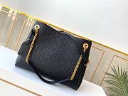 Louis Vuitton Surene MM Monogram Leather Black M43772 37x26x15cm - 1