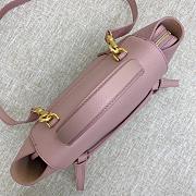 Celine Micro Belt Bag Grained Leather Vintage Pink 189153 24×20×14cm - 2