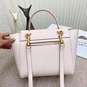 Celine Micro Belt Bag Grained Leather Light Pink 189153 24×20×14cm - 5