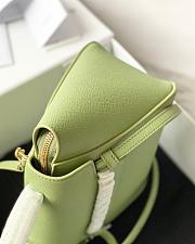 Celine Micro Belt Bag Grained Leather Green 189153 24×20×14cm - 6