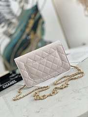 Chanel Wallet On Chain Light Pink AP2298 19.2×12.3x3.5cm - 5