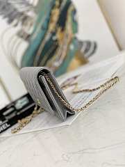 Chanel Wallet On Chain Gray AP2298 19.2×12.3x3.5cm - 5