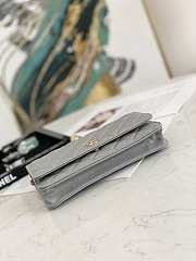 Chanel Wallet On Chain Gray AP2298 19.2×12.3x3.5cm - 4