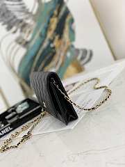 Chanel Wallet On Chain Black AP2298 19.2×12.3x3.5cm - 6