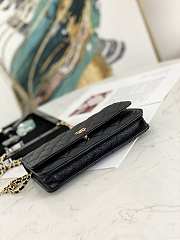 Chanel Wallet On Chain Black AP2298 19.2×12.3x3.5cm - 5