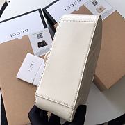 Gucci GG Marmont Mini Top Handle Bag White ‎547260 21x15.5x8cm - 6