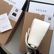 Gucci GG Marmont Mini Top Handle Bag White ‎547260 21x15.5x8cm - 4