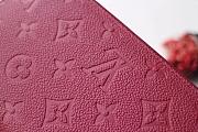Louis Vuitton Zippy Wallet Monogram Leather Scarlet M63691 19.5x10cm - 2