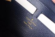 Louis Vuitton Zippy Wallet Monogram Leather Marine Rouge M62121 19.5x10cm - 2