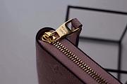 Louis Vuitton Zippy Wallet Monogram Leather Powder Pink M64090  19.5x10cm - 4