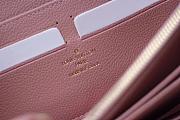 Louis Vuitton Zippy Wallet Monogram Leather Powder Pink M64090  19.5x10cm - 2