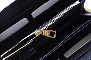 Louis Vuitton Zippy Wallet Monogram Leather Black M61864 19.5x10cm - 3
