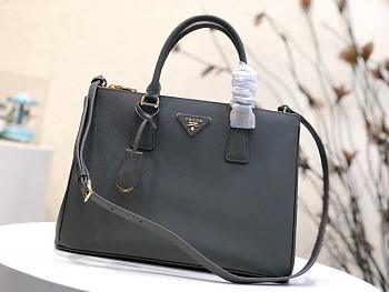 Prada Large Galleria Saffiano Leather Bag Gray 1BA274 32×24×14cm