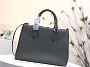 Prada Large Galleria Saffiano Leather Bag Gray 1BA274 32×24×14cm - 4