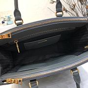 Prada Large Galleria Saffiano Leather Bag Gray 1BA274 32×24×14cm - 3