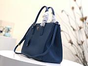 Prada Large Galleria Saffiano Leather Bag Navy 1BA274 32×24×14cm - 5