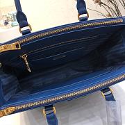 Prada Large Galleria Saffiano Leather Bag Navy 1BA274 32×24×14cm - 3