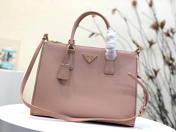 Prada Large Galleria Saffiano Leather Bag Powder Pink 1BA274 32×24×14cm