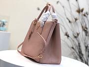 Prada Large Galleria Saffiano Leather Bag Powder Pink 1BA274 32×24×14cm - 5