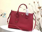 Prada Large Galleria Saffiano Leather Bag Red 1BA274 32×24×14cm - 1